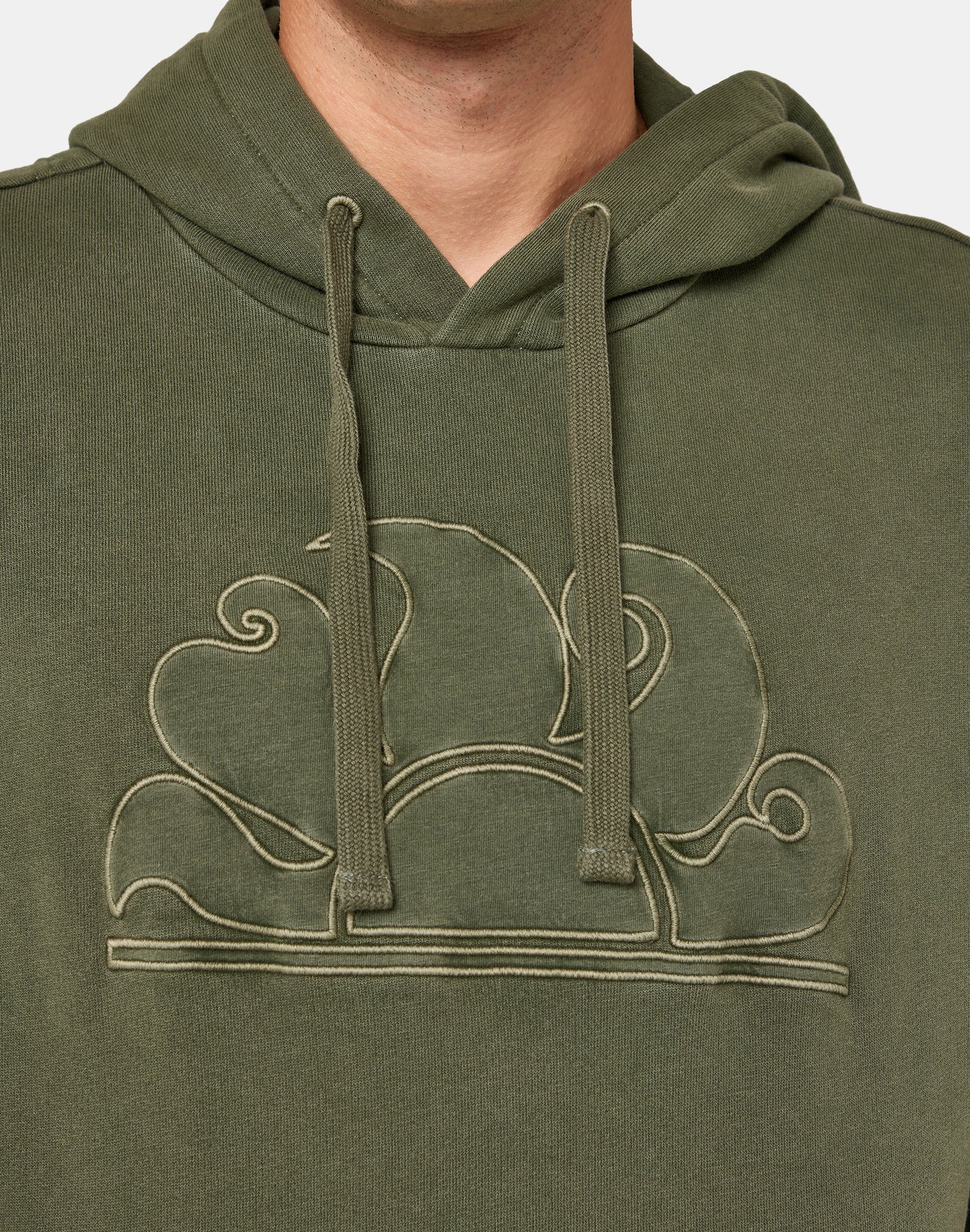 SUDADERA CON CAPUCHA Y LOGOTIPO BORDADO