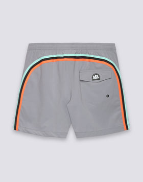 COSTUME DA BAGNO UOMO CON TESSUTO STRETCH A VITA ELASTICATA E CON CUSTODIA REMOVIBILE