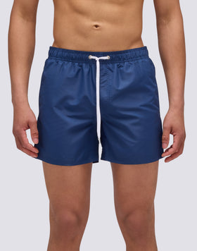 ICÓNICO BAÑADOR CORTO DE TAFETÁN CON CINTURA ELÁSTICA Y BOLSILLO