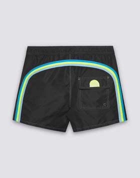 COSTUME DA BAGNO UOMO CORTO CON VITA SEMI ELASTICATA ICONIC TAFFETA