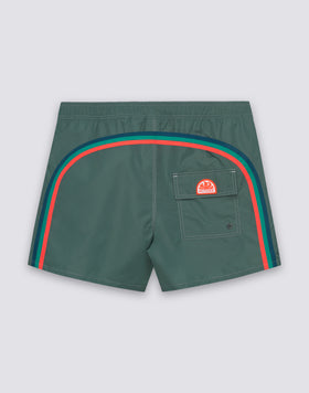 COSTUME DA BAGNO UOMO CORTO CON VITA SEMI ELASTICATA ICONIC TAFFETA