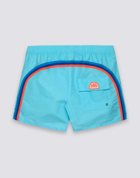 COSTUME DA BAGNO UOMO CORTO CON VITA SEMI ELASTICATA ICONIC TAFFETA