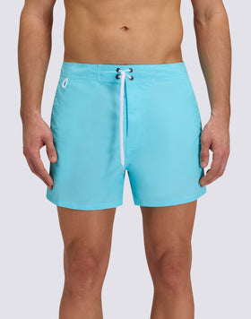 COSTUME DA BAGNO UOMO CORTO CON VITA SEMI ELASTICATA ICONIC TAFFETA