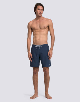 COSTUME DA BAGNO UOMO LUNGO VITA SEMI ELASTICATA IN POLIESTERE RICICLATO REPREVE®