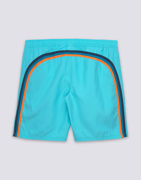 COSTUME DA BAGNO UOMO LUNGO VITA SEMI ELASTICATA IN POLIESTERE RICICLATO REPREVE®
