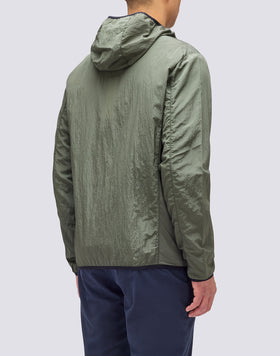RIP-STOP FABRIC JACKET WITH HOOD