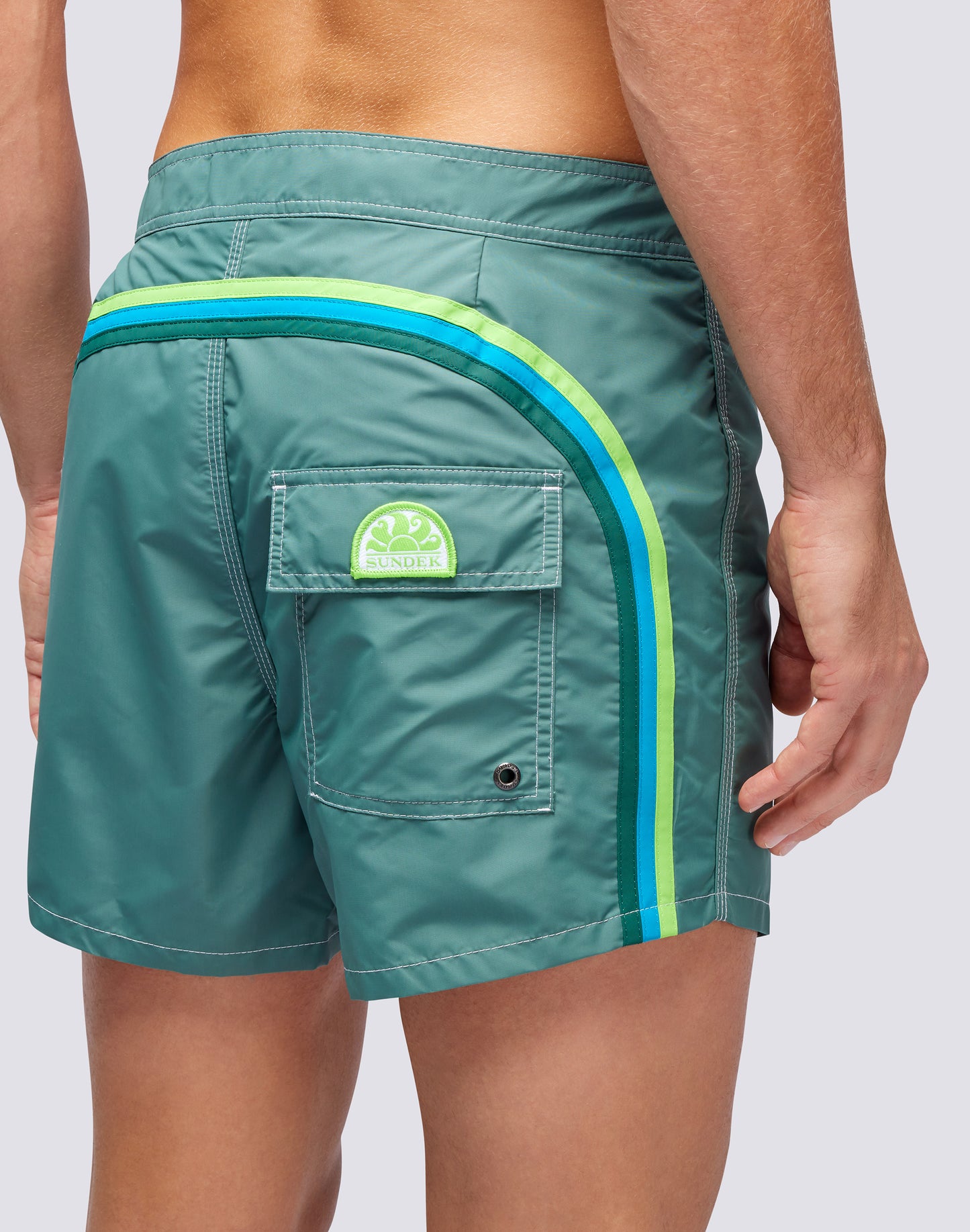 SHORT FIXED WAIST SWIMSHORTS ICONIC TAFFETA