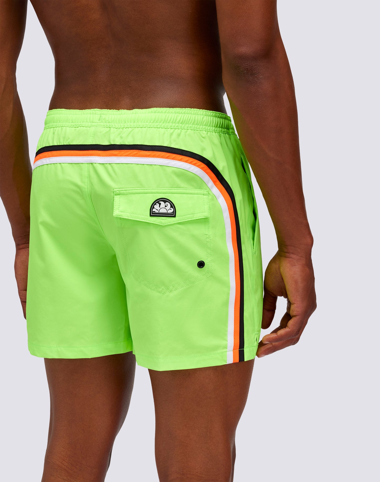 SHORT SWIMSHORTS WITH STRETCH ELASTIC WAIST