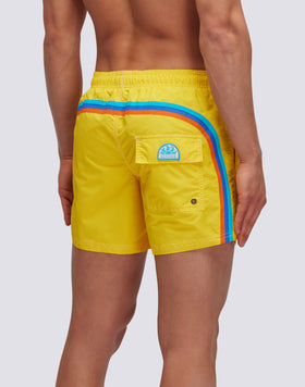 BAÑADOR CORTO CON CINTURA ELÁSTICA TAFETA ICÓNICA