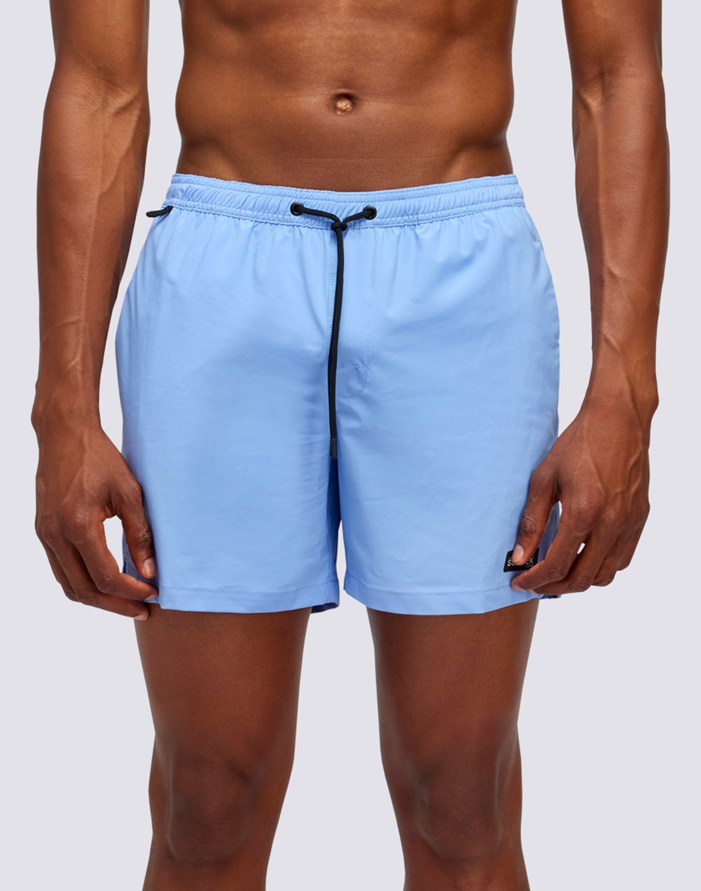 SHORT DE BAIN COURT À TAILLE ÉLASTIQUE STRETCH