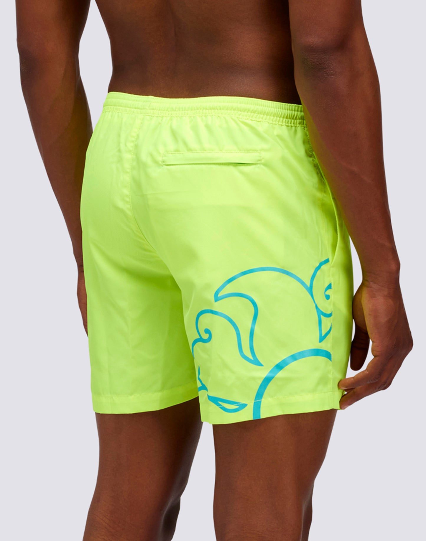 MEDIUM ELASTICATED WAIST LIGHT POLY SWIMSHORTS