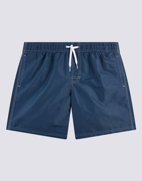 BAÑADOR DE LARGO MEDIO CON CINTURA ELÁSTICA TAFETA ICÓNICA