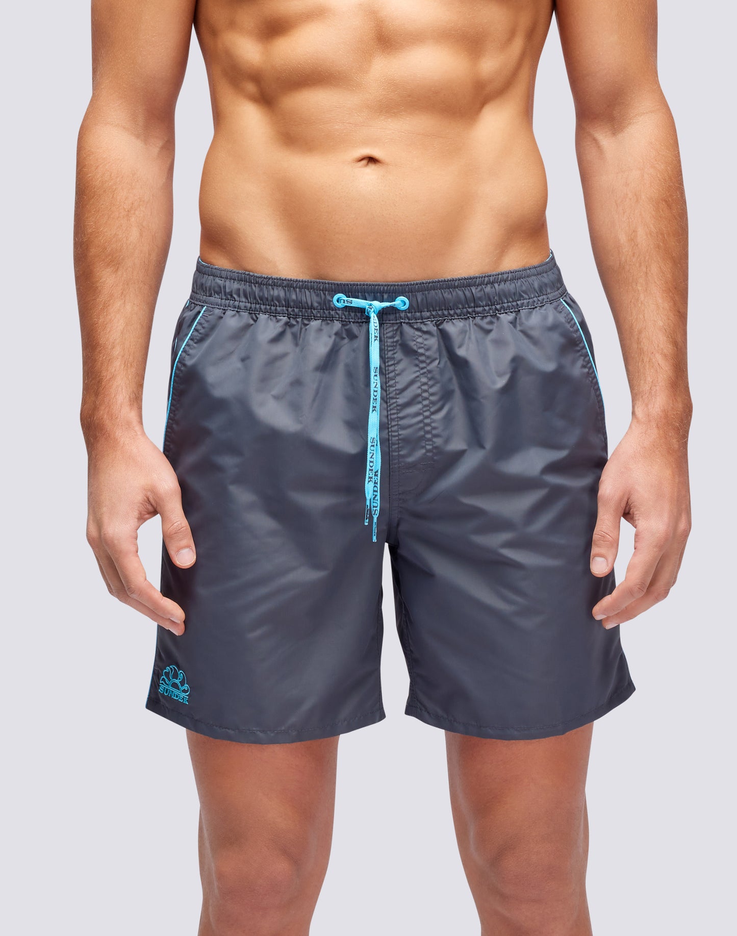 MID LENGTH SWIMSHORTS WITH ELASTICATED WAIST