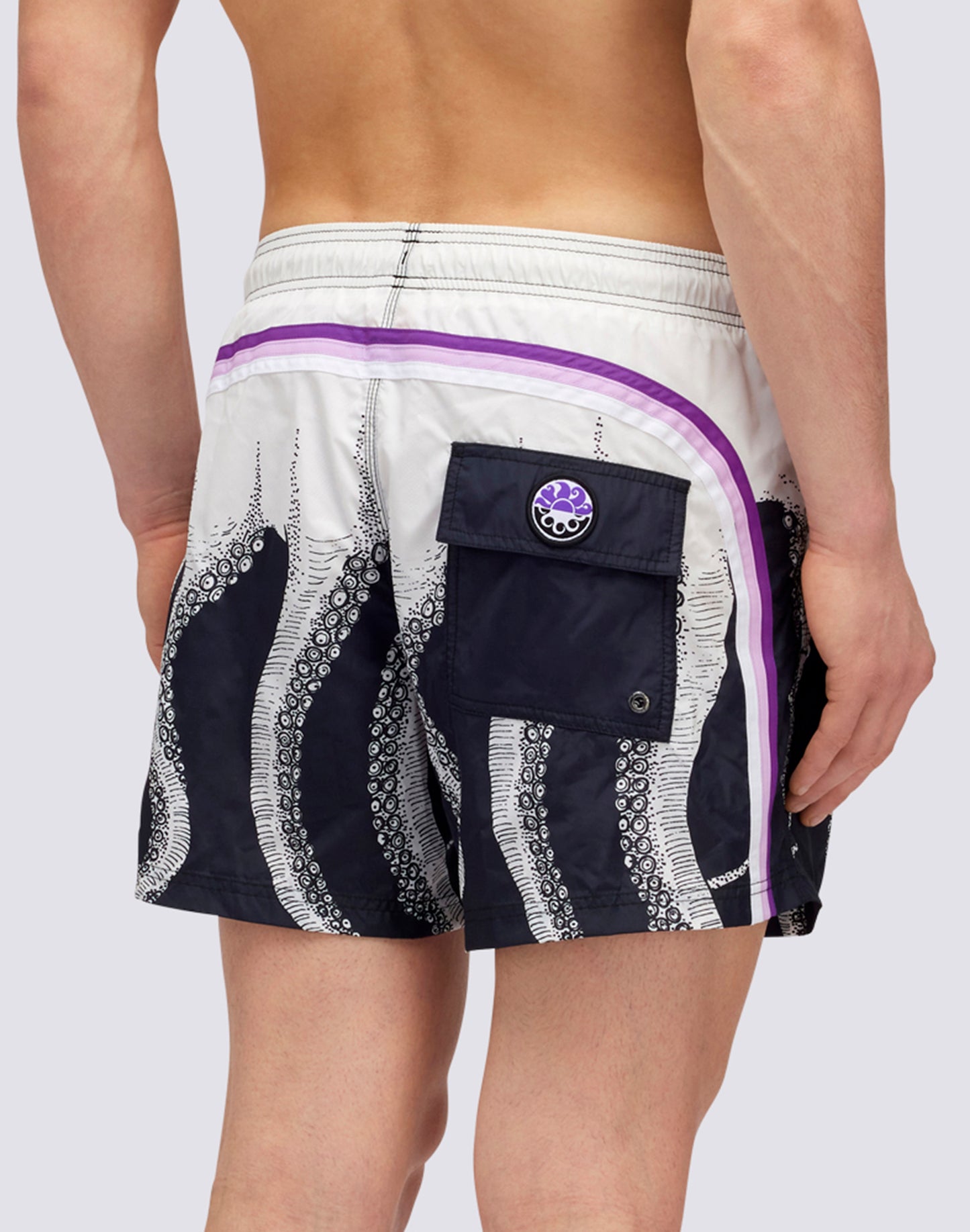 SUNDEK X OCTOPUS - SHORT SWIMSHORTS WITH ELASTIC WAIST