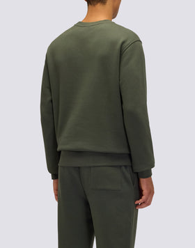 SUDADERA DE CUELLO REDONDO PARA HOMBRE AJUSTE RELAJADO