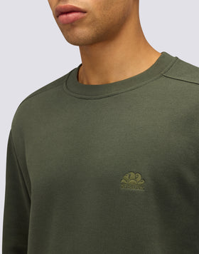SUDADERA DE CUELLO REDONDO PARA HOMBRE AJUSTE RELAJADO