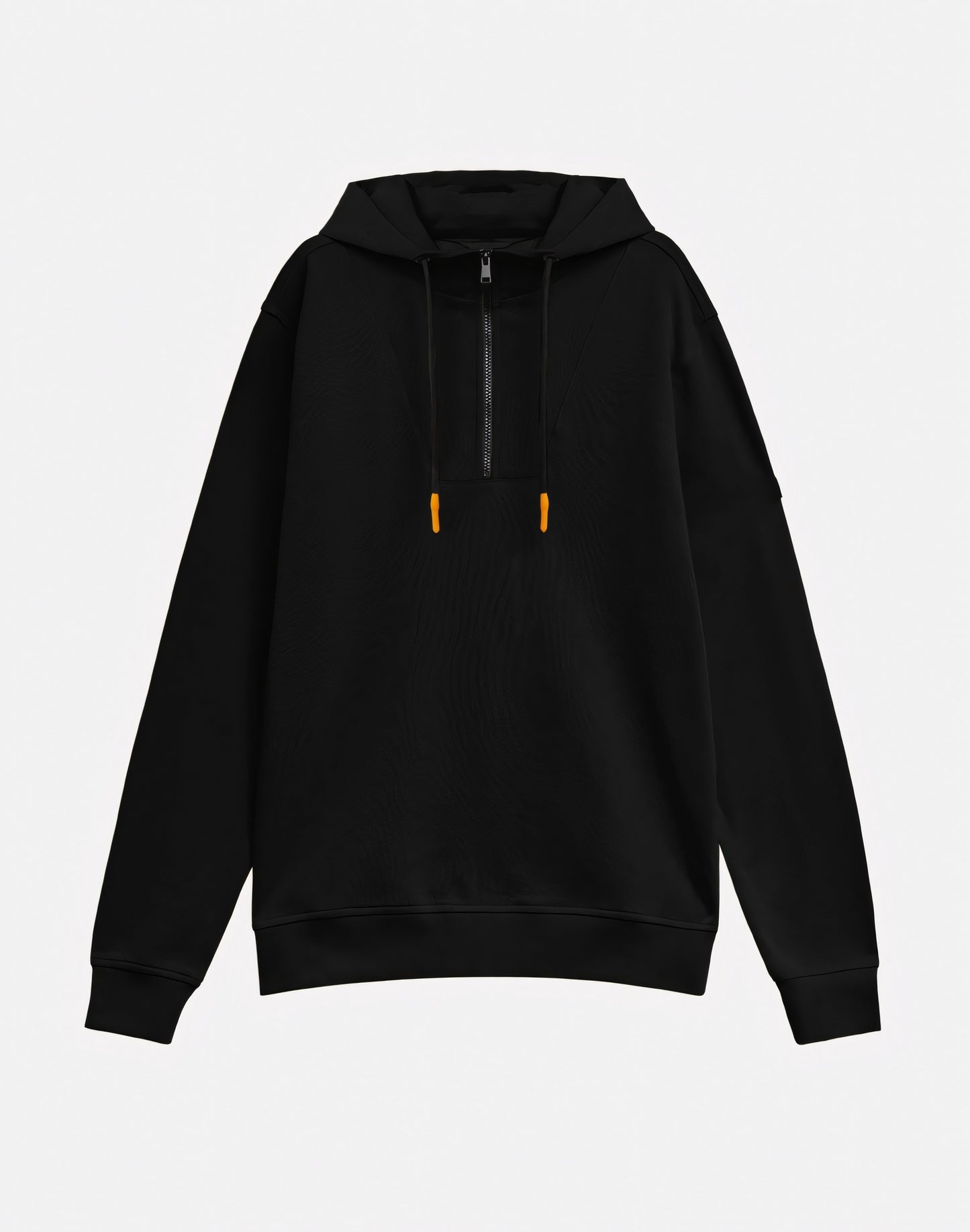 3/4 ZIPPER HOODED SWEATSHIRT