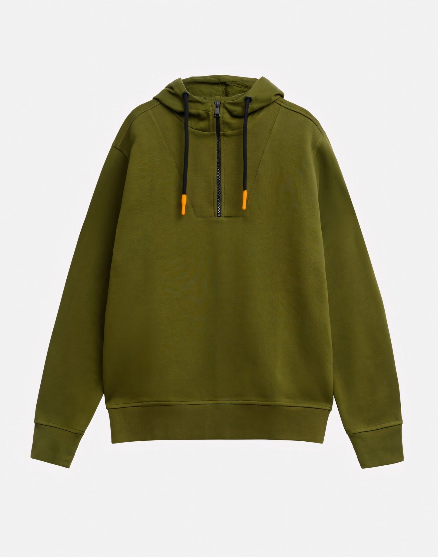 SUDADERA CON CAPUCHA Y CREMALLERA 3/4