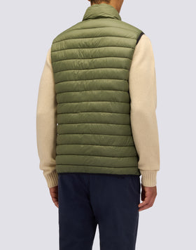 GILET DA UOMO IMBOTTITO CON COLLO IN PIEDI