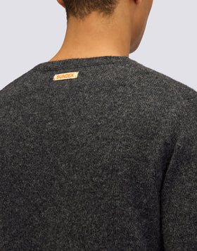 MEN'S CREW NECK SWEATER IN WOOL BLEND