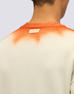 JERSEY DE CUELLO REDONDO UNISEX CON INCRUSTACIONES DE MOTIVOS FLORALES