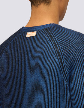 MAGLIONE UOMO A COSTE VANISÉ AEROGRAFATO A MANO