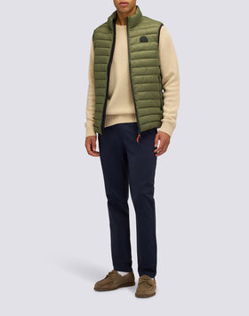 MEN'S CREW NECK SWEATER IN MERINO WOOL AND CASHMERE