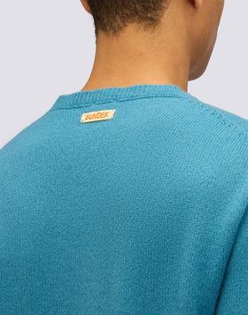 JERSEY DE CUELLO REDONDO PARA HOMBRE EN MEZCLA DE LANA