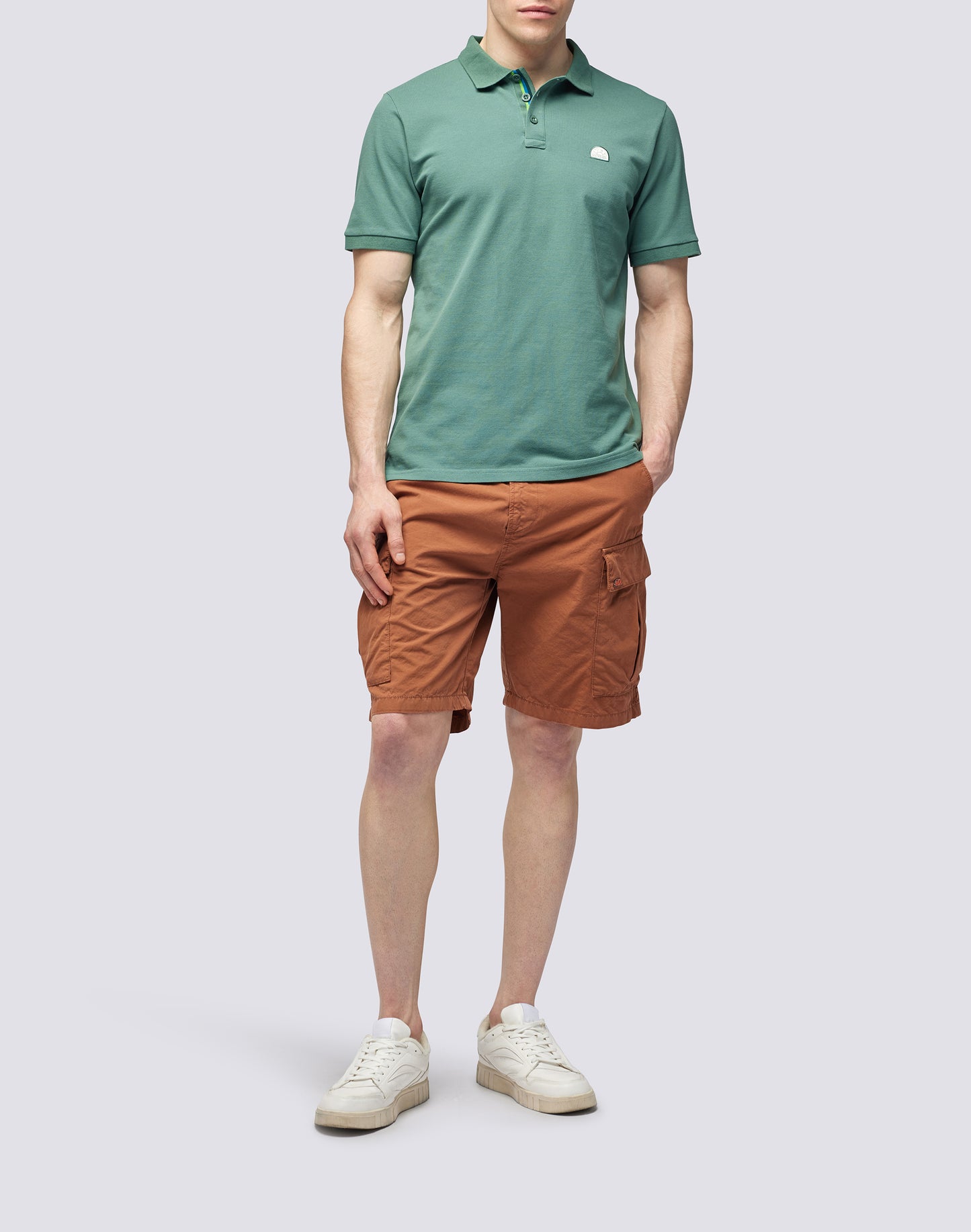 CHAZ POLO SHIRT IN PIQUE COTTON