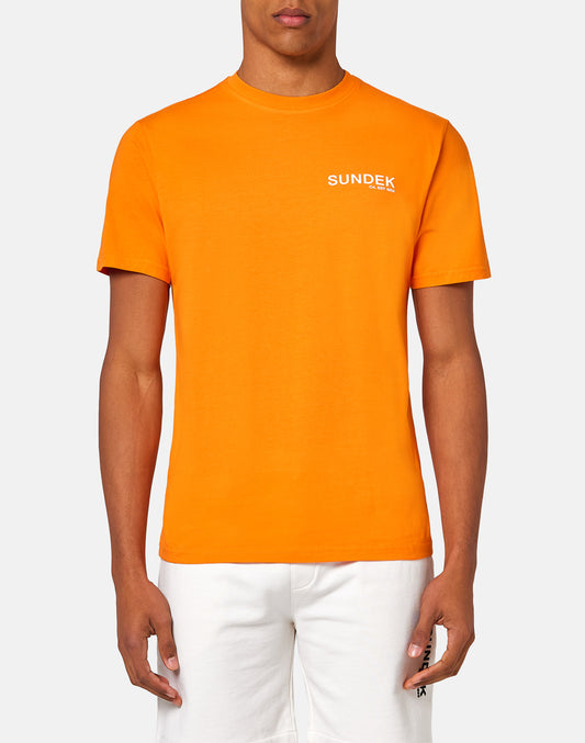 T-SHIRT À COL ROND AVEC LOGO