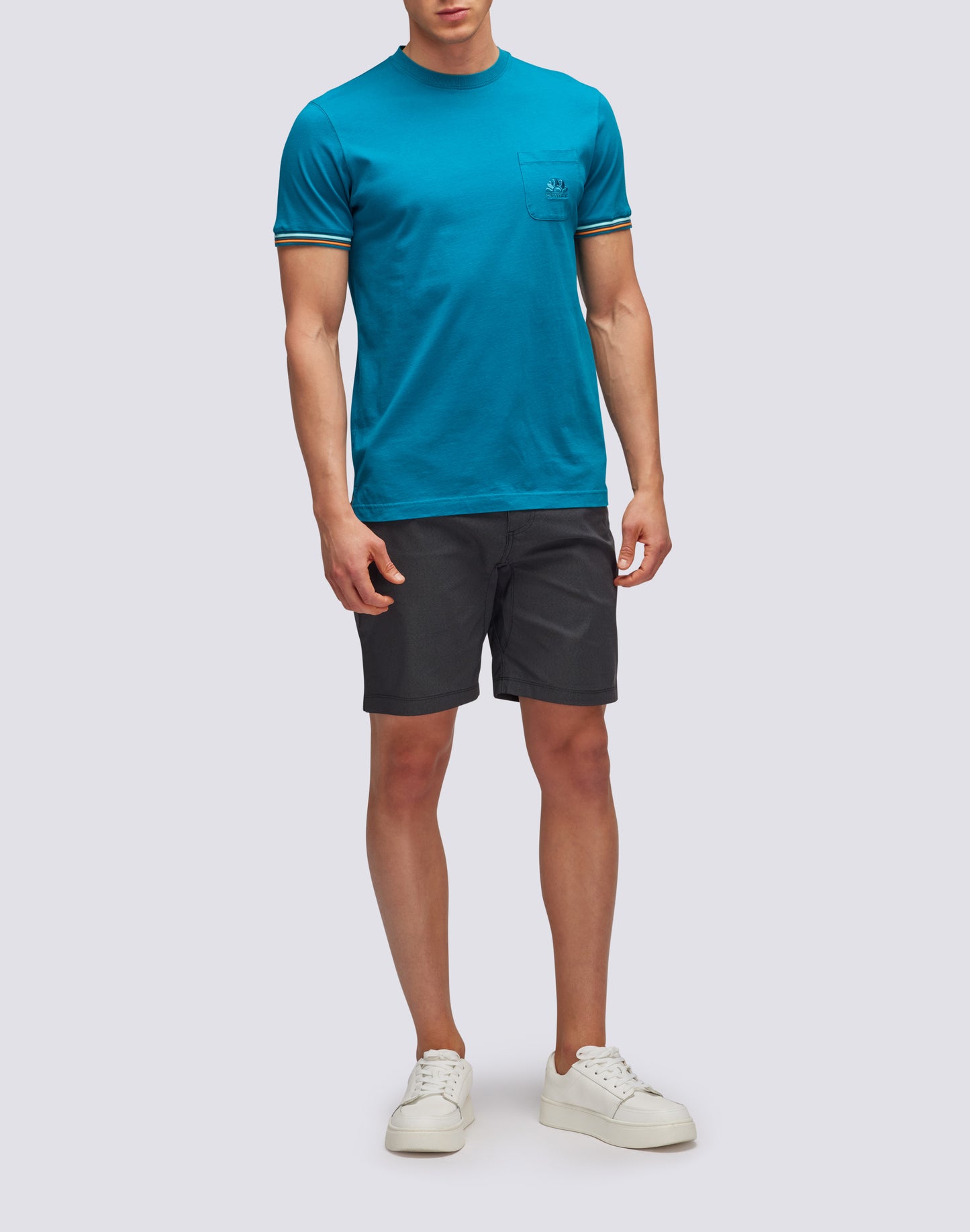 FINN CREW NECK T-SHIRT WITH POCKET