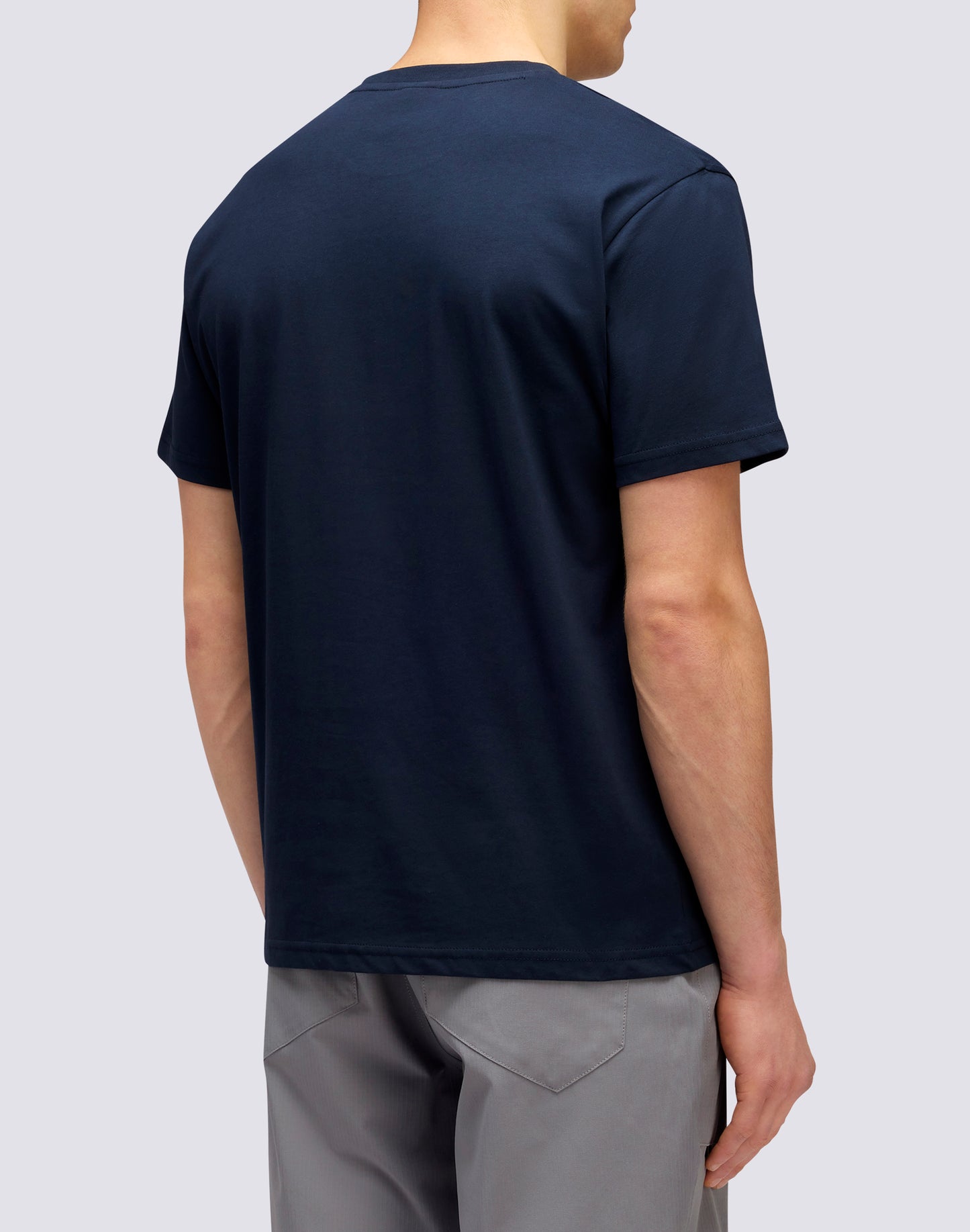 SOLID COLOR T-SHIRT WITH LOGO