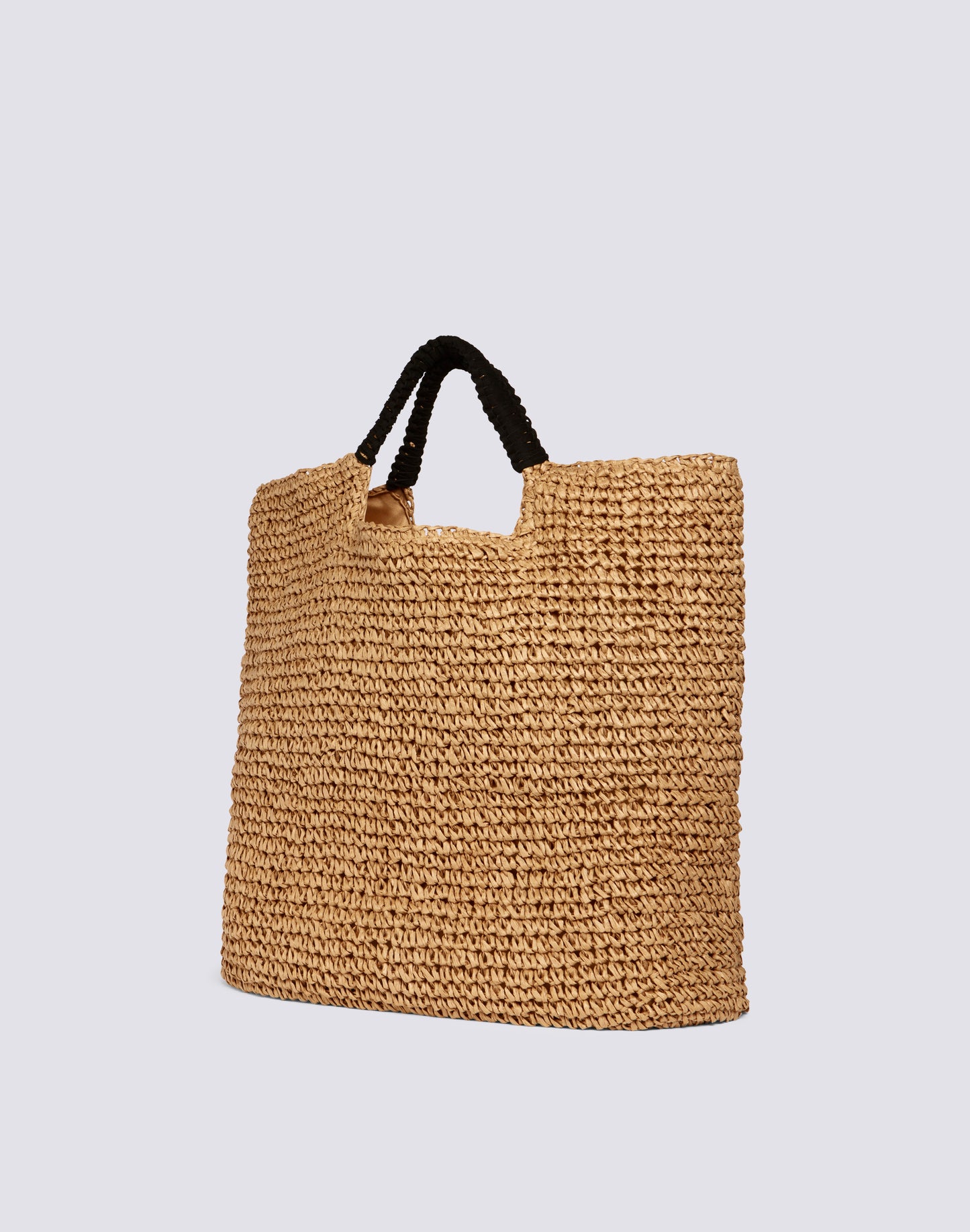 LARGE WOVEN PAPER STRAW BAG