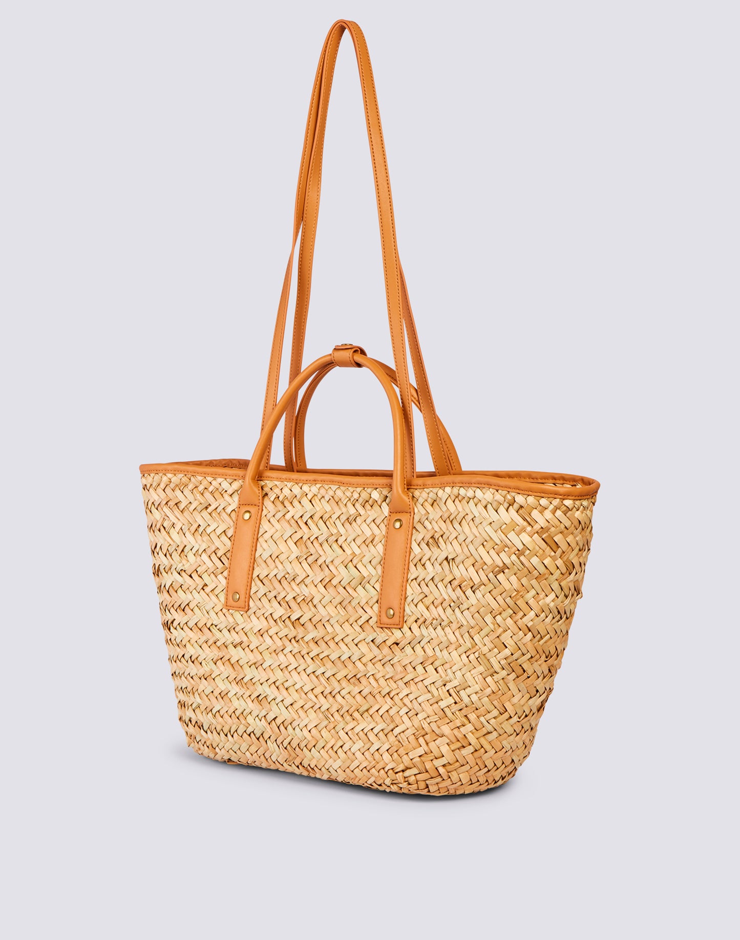 FRAN - LARGE TOTE BAG WITH CONTRAST DETAILS