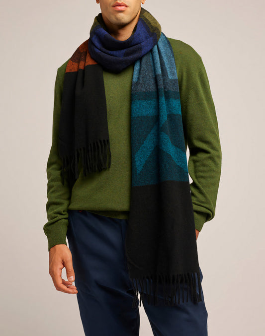 KNITTED MULTICOLOR SCARF