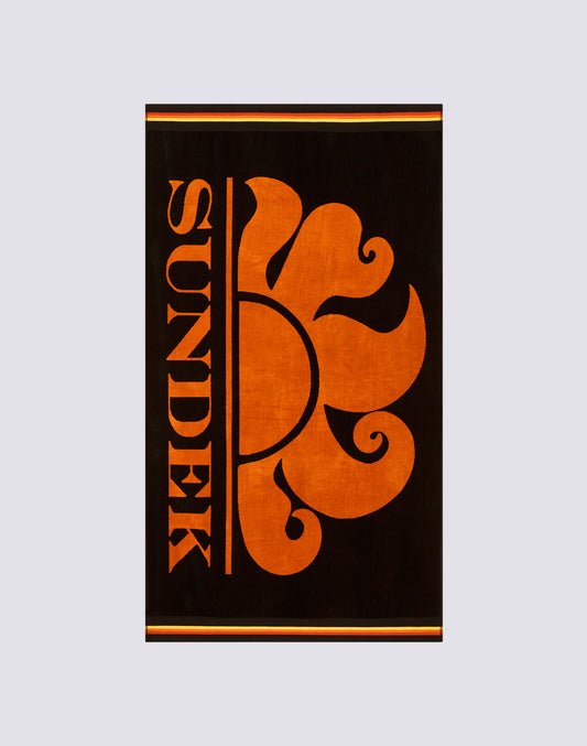 NEW CLASSIC - JACQUARD BEACH TOWEL WITH LOGO