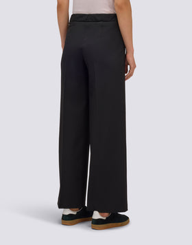 WOMEN'S LONG TROUSERS IN POLY VISCOSE TWILL