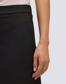 GONNA LUNGA IN TWILL POLY VISCOSA