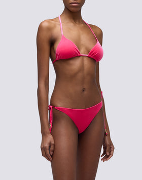 JENNIFER - TOP A TRIANGOLO REGOLABILE IN VELLUTO