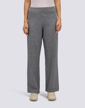 PANTALON EN MAILLE POUR FEMME AVEC LOGO BRODÉ