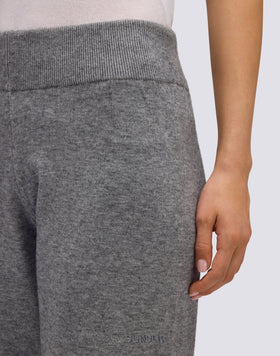 PANTALON EN MAILLE POUR FEMME AVEC LOGO BRODÉ