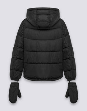 PIUMINO CORTO DA DONNA IMBOTTITO CON CAPPUCCIO