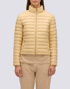 WOMEN'S DOWN JACKET WITH STANDING COLLAR