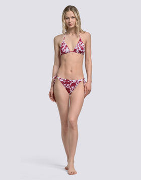 ANITA - BIKINI SLIP CON FIANCHI REGOLABILI STAMPA PATCHY FLOWERS