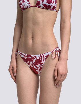 ANITA - BIKINI SLIP CON FIANCHI REGOLABILI STAMPA PATCHY FLOWERS