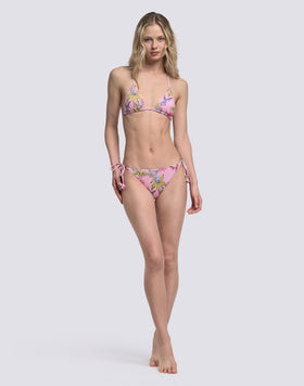 ANITA - BIKINI BOTTOMS WITH ADJUSTABLE TIES SWEET PARROT PRINT