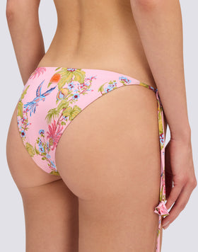 ANITA - SLIP BIKINI CON LACCI REGOLABILI STAMPA SWEET PARROT