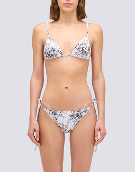 ANITA -  BIKINI SLIP CON FIANCHI REGOLABILI STAMPA ROSE DE JOIE