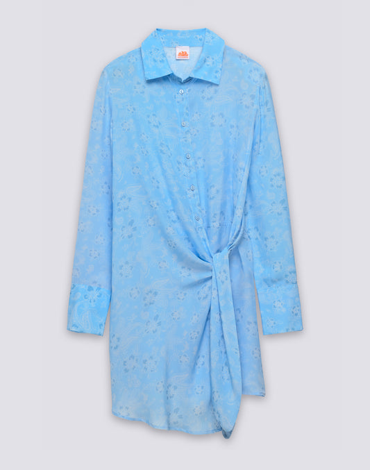 ABITO CAMICIA DA DONNA IN VISCOSA FANTASIA HIBI PAISLEY