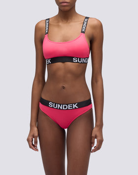 BRAGUITA CULOTTE CARMEL CON ELÁSTICO CON LOGOTIPO